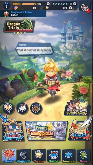 Dragalia Lost gameplay gacha
