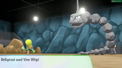 Bellsprout vs Onix